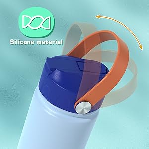 water bottle with straw