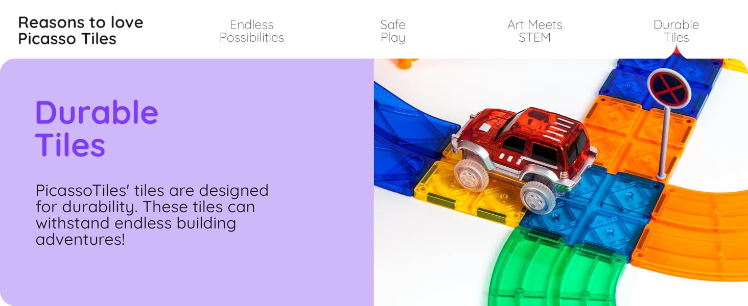 Magnetic Marble Run Sensory Montessori Toys for toddlers Magnet Tiles Construction Building Blocks