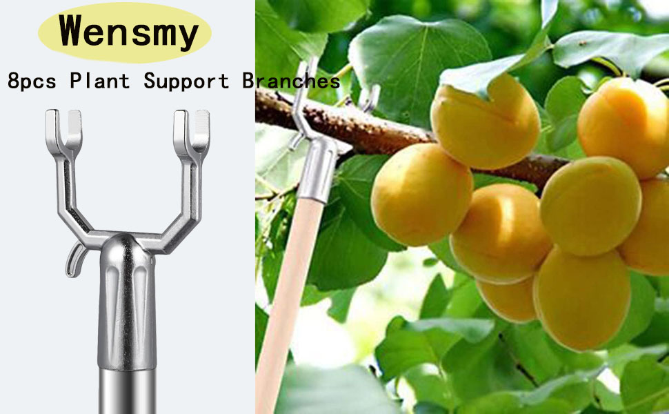 Wensmy 8pcs Plant Branch Support Fruit Tree Branch Tree Shelf Garden