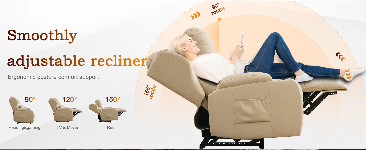 Comfy Manual RV Loveseat Recliner Reclining Loveseat Sofa Couch Home Theater Seating