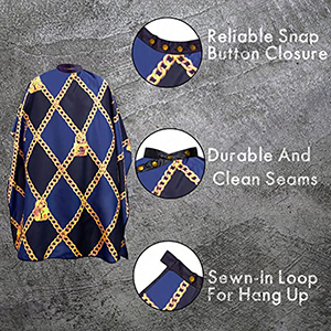 barber supplies, salon cape, barber cape, barber accessories, barber apron, barber cape for men