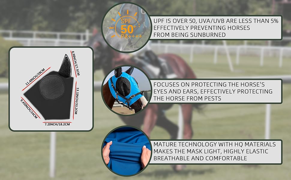 Fly Masks for Horses with Ears