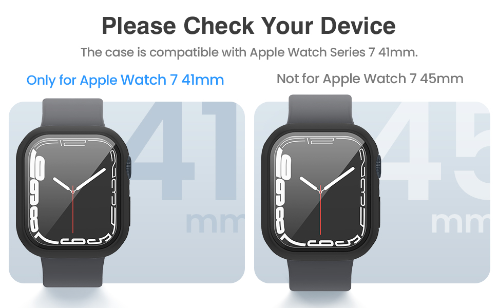 (2 in 1) Tensea for Waterproof Apple Watch Screen Protector