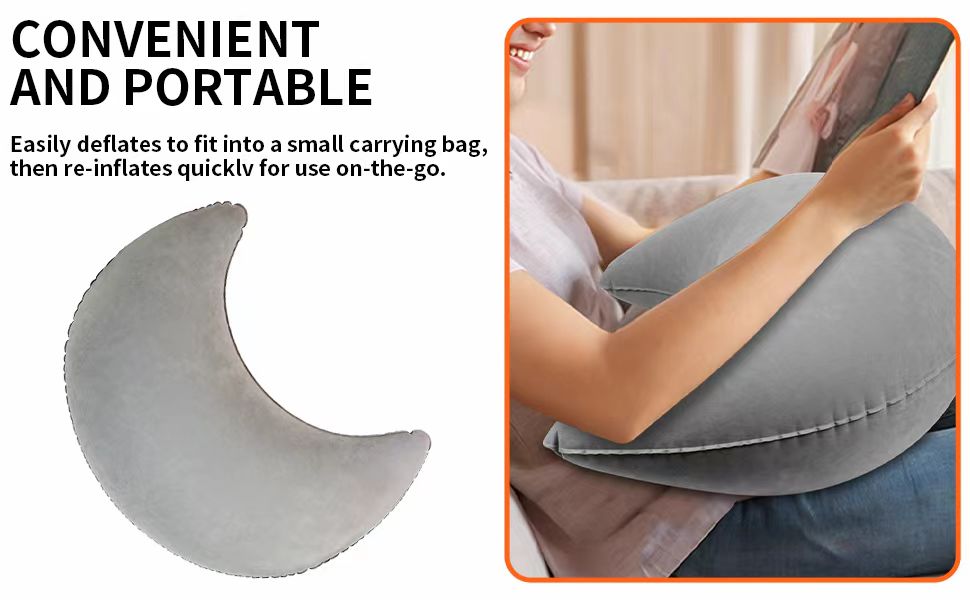 Easily deflates to fit into a small carrying bag,then re-inflates quickly for usr on-the-go.