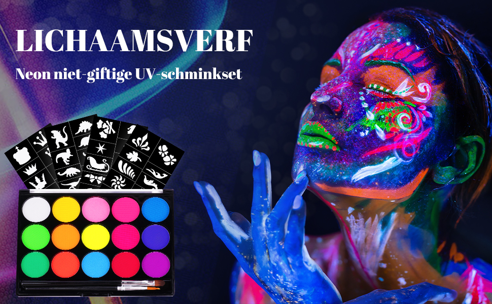 fluorescerende schmink