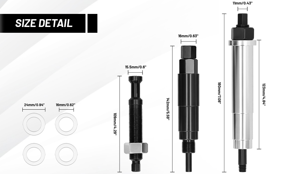 Endxedo 65700 Broken Spark Plug Remove Tool Spark Plug Extractor Compatible with