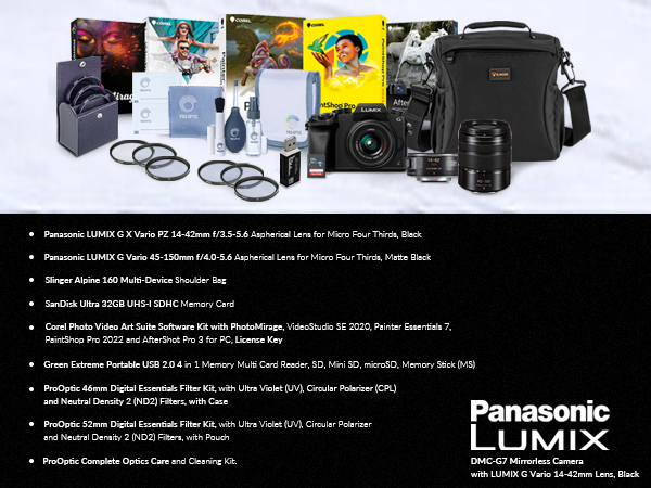 Amazon.com : Panasonic Lumix DMC-G7 Mirrorless Camera with