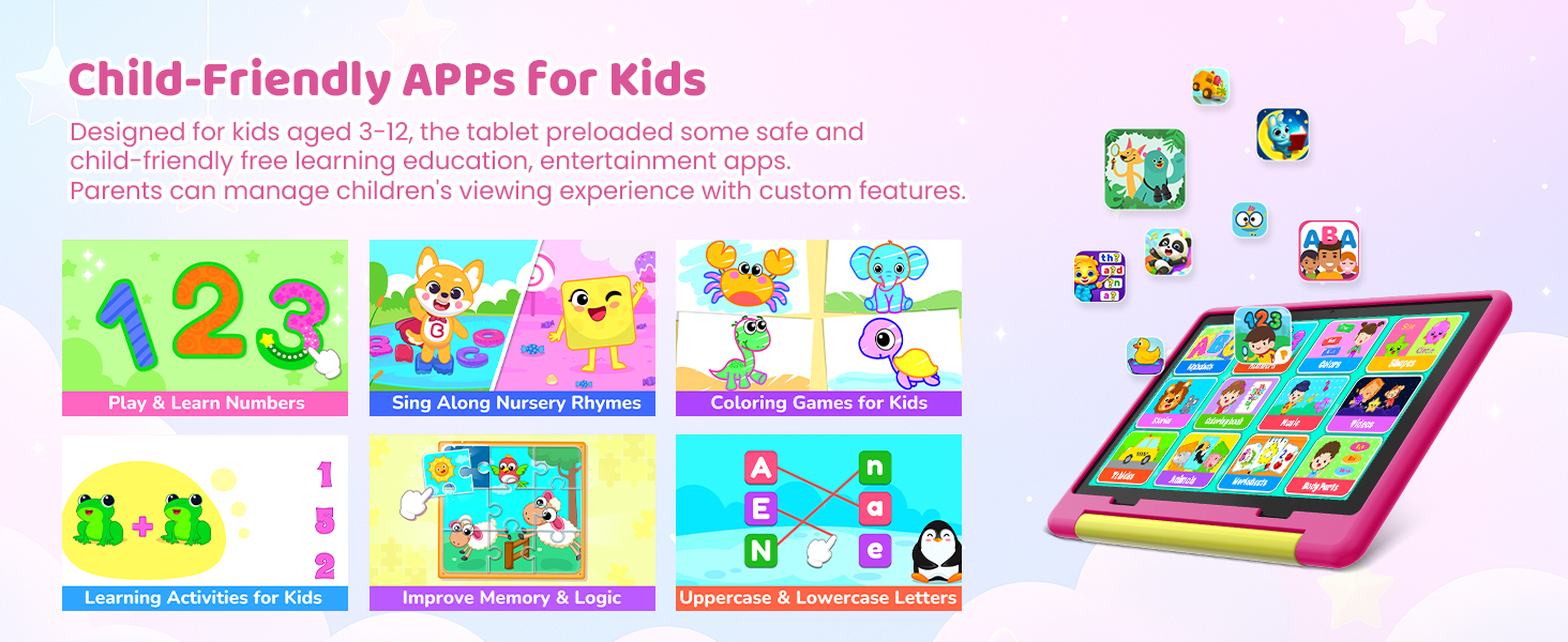 Child Friendly kids tablet