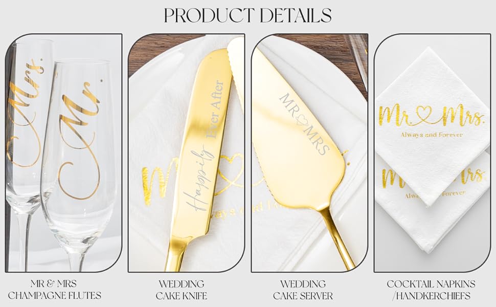 bridal shower gifts mr and mrs champagne flutes bride and groom champagne glasses