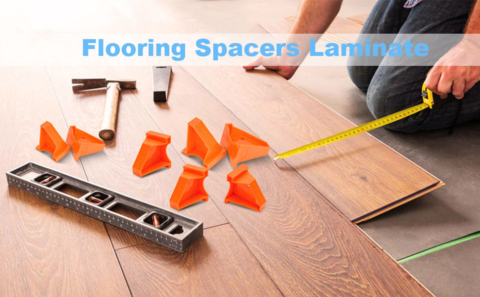 Niciksty 20 Pcs Flooring Spacers Laminate Flooring Installation Kit