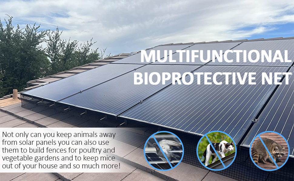  Solar Panel Bird Guard