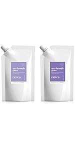 ラシカシースルーグロスシャンプー*5+トリートメント*5　未使用 rasica シャンプー ラシカ rasica（ラシカ）シースルーグロス
