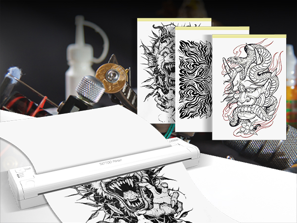Amazon.com: YILONG Tattoo Stencil Printer, Bluetooth Thermal