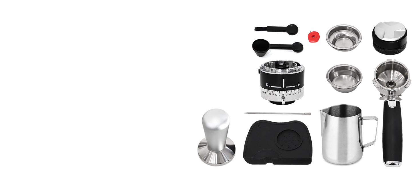 CASABREWS Espresso Machine With Grinder, Professional