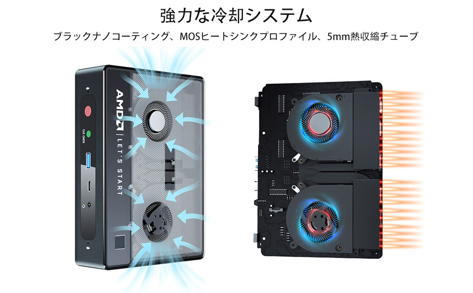 Amazon.co.jp: Beelink SER ミニ PC AMD Ryzen 7 4700U 8 コア