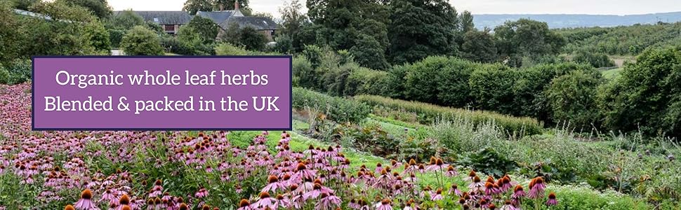 Organic whole leaf herbs made in the UK