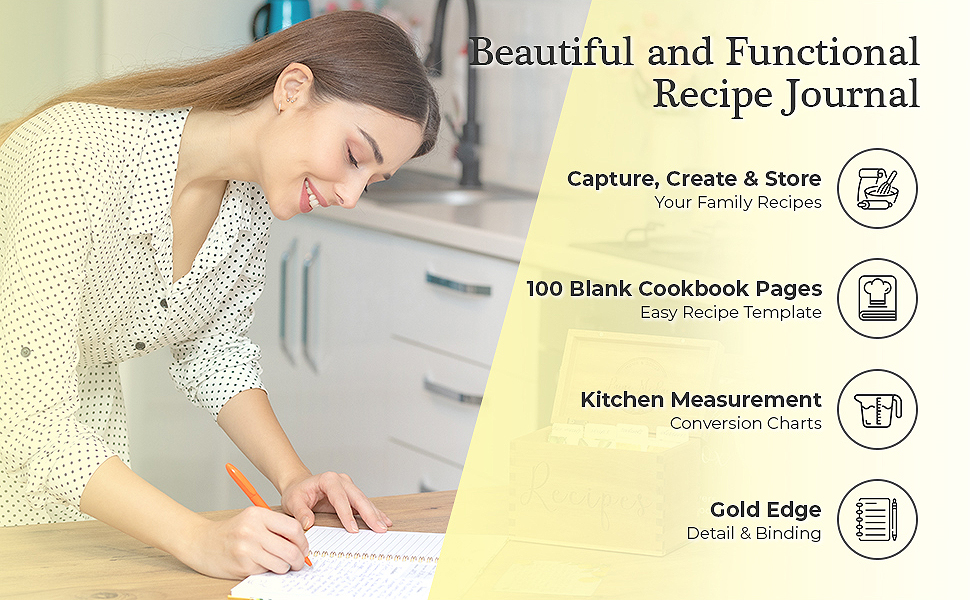 Amazon.com: Recipe Book To Write In Your Own Recipes - Blank Family ...
