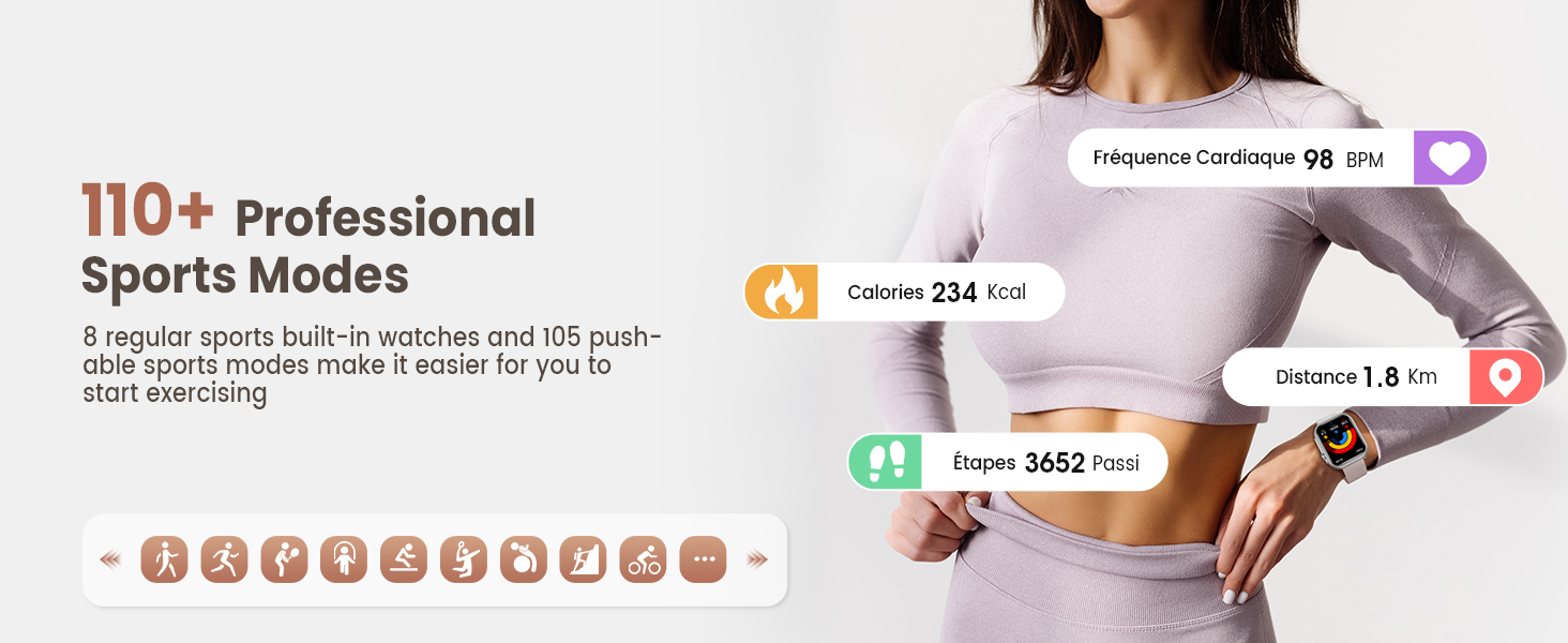 Fitness Watches for Women with Sports Modes