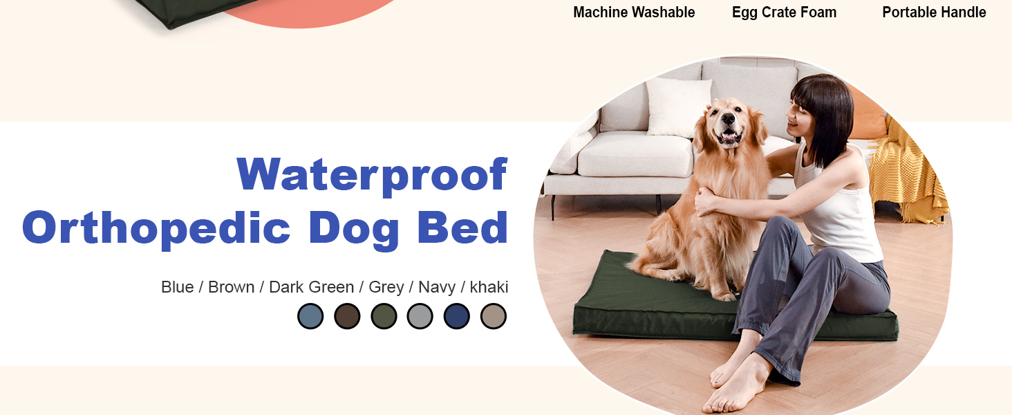 Orthopedic Egg Foam Pet Bed