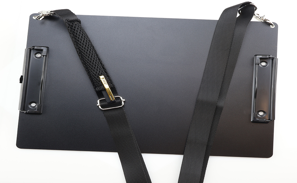 Double Clips Clipboards,Legal Size(9.5"X15.3") Aluminum