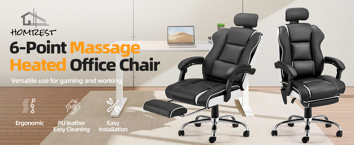 massage office chair with heat