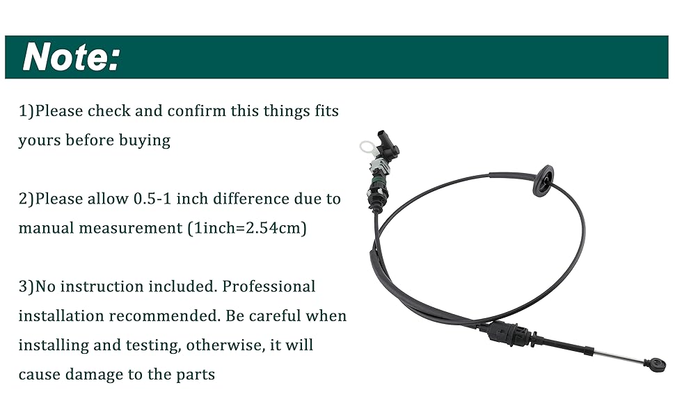 52107847AM Auto Transmission Shift Cable