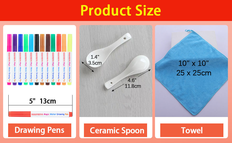 Magical Floating Drawings Pens Bundle Kiddies Create Magic Water Painting Markers Set DIY Tattoo Art