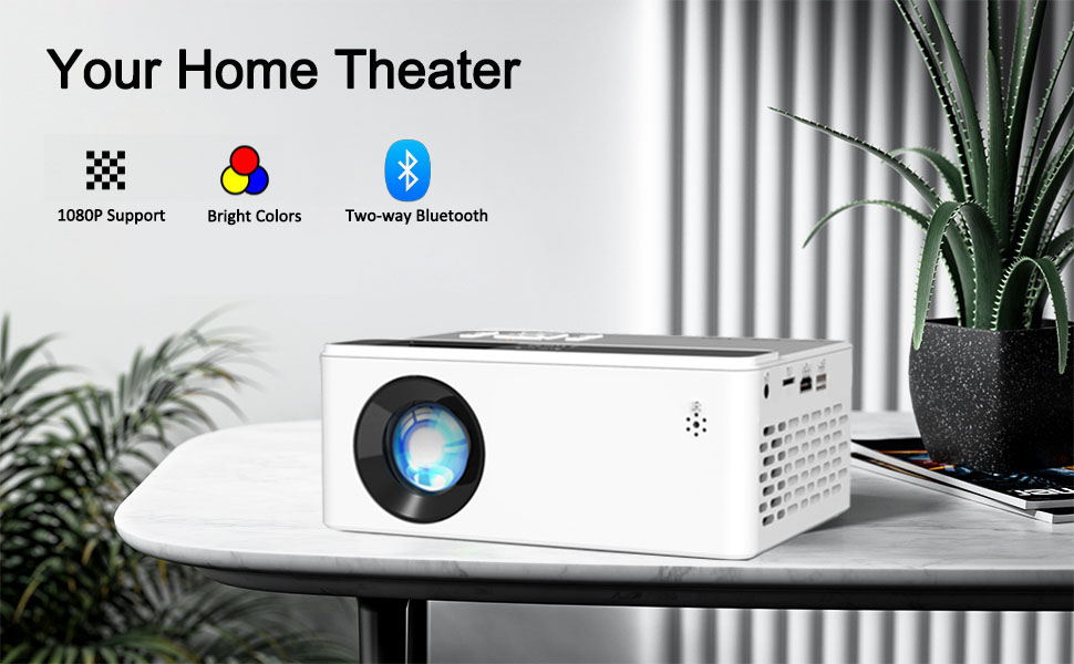 Amazon.com: Mini Projector with Two-way Bluetooth, Portable