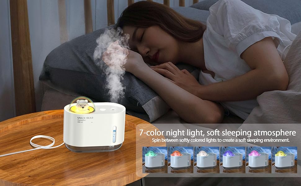 Humidifier for Bedroom JAYFAN Ultrasonic Cool Mist Humidifiers Portable