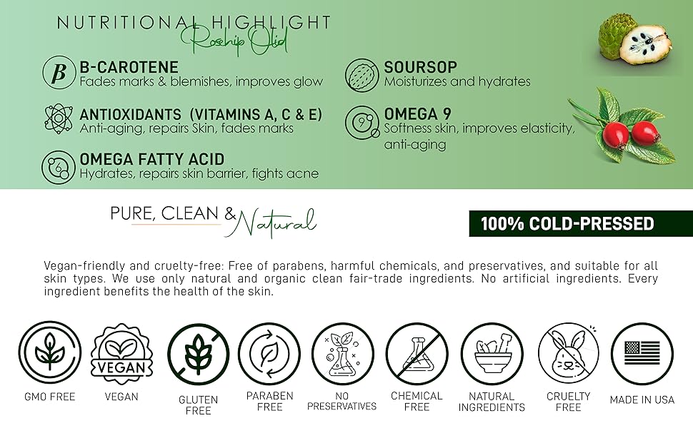 Rosehip Soursop Glow oil