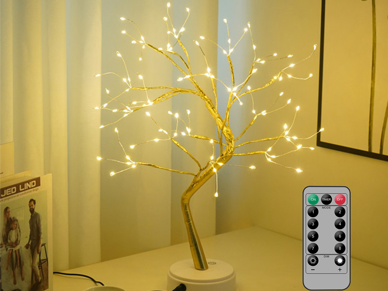 Lampe Arbre De Vie Ambiance LED Coucher De Soleil En EPOXY Et Bois Avec  Télécommande Couleurs 