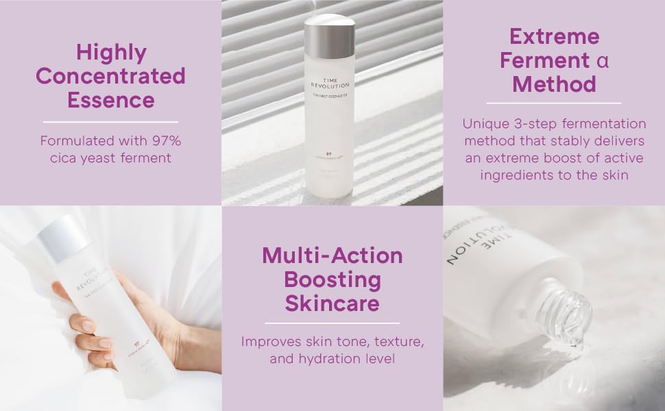 Bottles of Time Revolution essence toner.