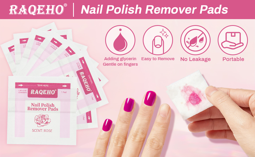 nail polish remover pads