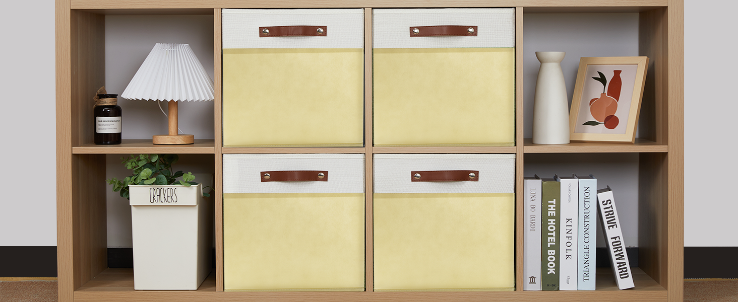 DULLEMELO Storage Baskets 13x13 Storage Cube Bins