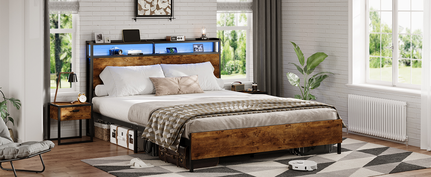 Bettrahmen aus Metall 