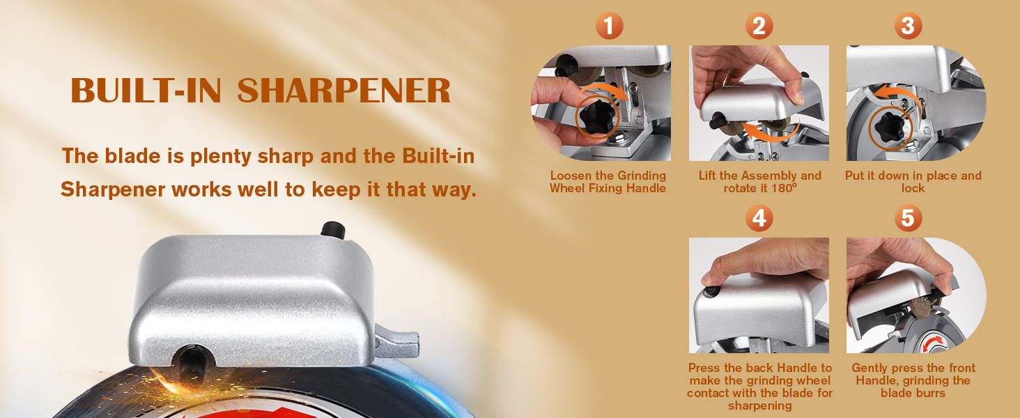 BUILT-IN SHARPENER
