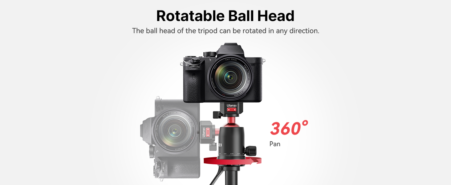 ULANZI TT31 Claw Quick-release Camera Tripod, Foldable Aluminum Tripod & Monopod
