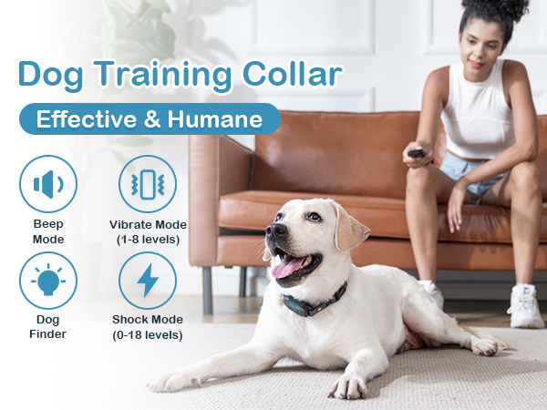 Amazon.com : Dog Training Collar, Dog Shock Collar with