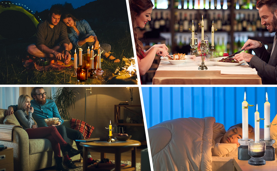 Naposeuo 4 Pcs Candle Snuffer, Automatic Candle