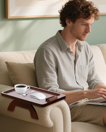 couch armrest table