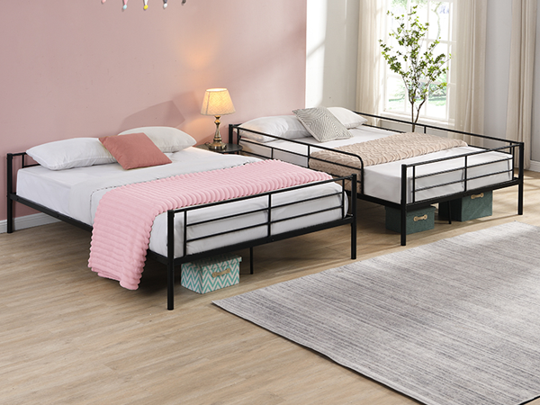 キューブリック　ヴィンセント&オールドボブ& MAXIMILIAN Amazon.com: FUSVZ Metal Full XL Over Queen Bunk Beds for