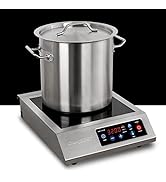 ChangBERT Induction Cooktop 208-240V 3200W NSF certified Commercial Grade Burner Pro Chef Profess...