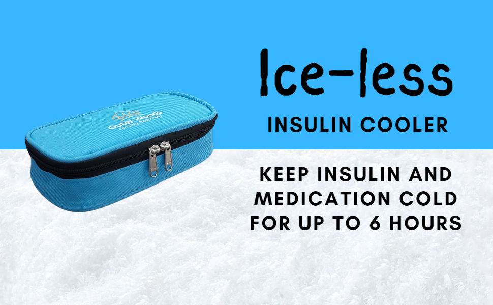 Buy Outer Woods Insulin Cooling Travel Pouch for Diabetics with Two Ice