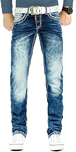 Cipo & Baxx Herren Jeans – Stilvolle Regular-Fit Denim mit Kontrastnähten | Bequeme & Modische Jeans für Männer | 5-Pock F77991a0 67ef 4822 8c89 1e1398e34dc0. CR0,0,150,300 PT0 SX150 V1