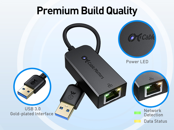Cable Matters USB 3.0 to Gigabit Ethernet Adapter