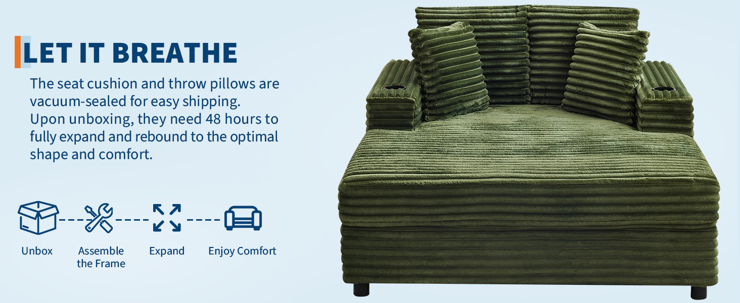 oversized chaise lounge