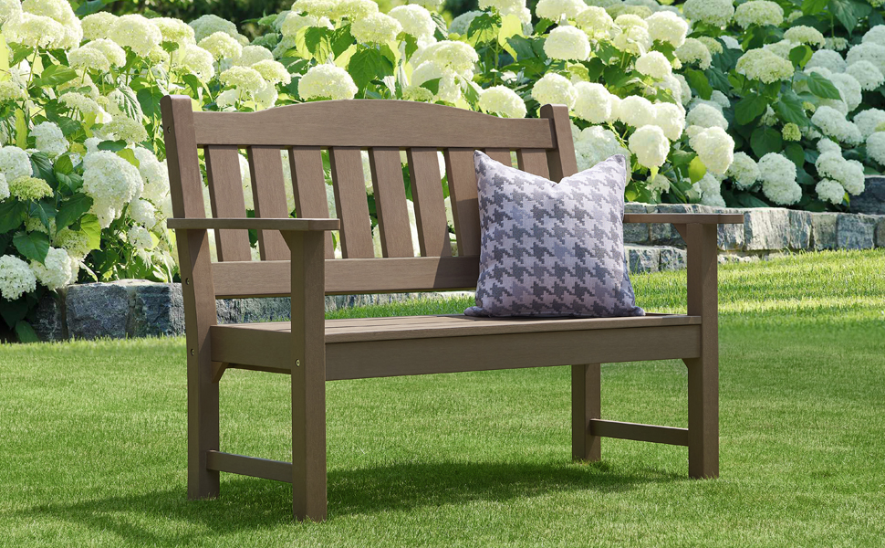 outdoor bench