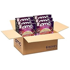 Amazon.com: AMC Theatres Microwave Popcorn, Cinnamon Butter