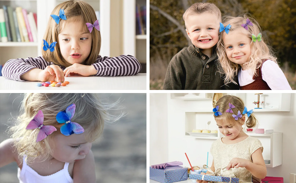 Butterfly Hair Clips