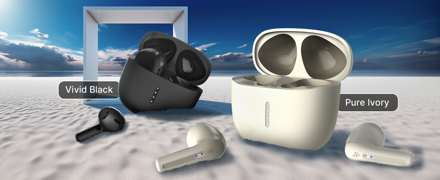 wireless bluetooth earphones earbuds headphones noise cancelling deep bass sports mic touch in-ear